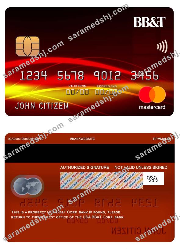 USA BB&T Corp. bank mastercard